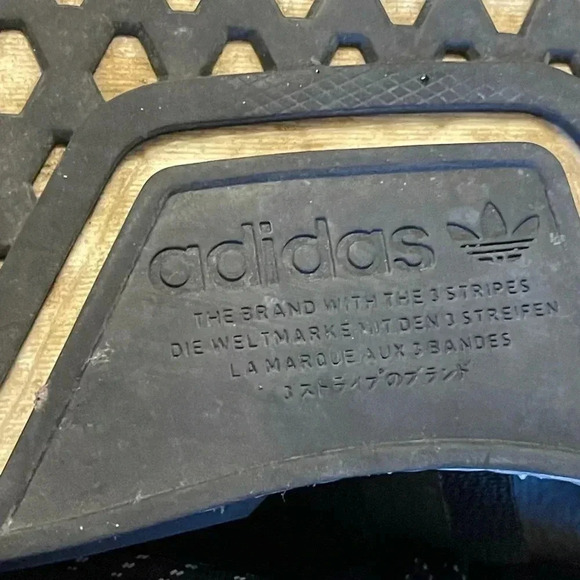 Adidas NMD Womens Size 7 23.5 Cm Black White Athletic Sneakers - Picture 5 of 9